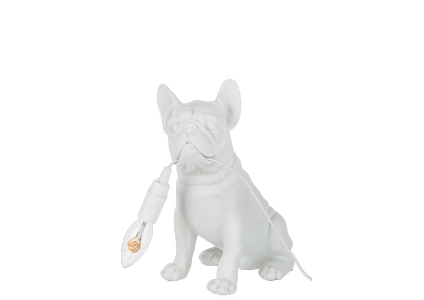 Lampe Bulldog Blanc