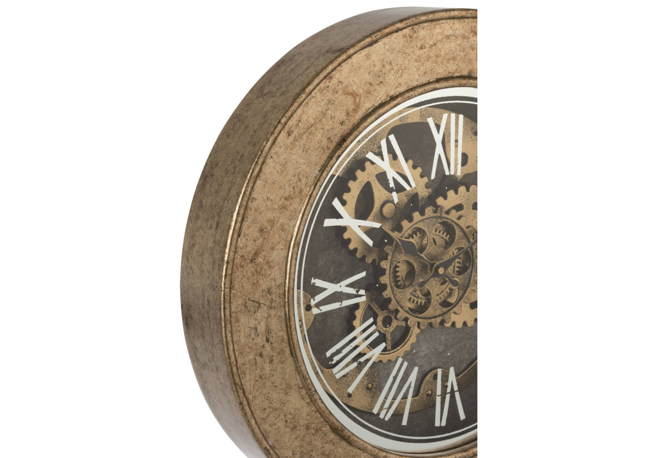 Horloge Mécanisme mdf antique Or
