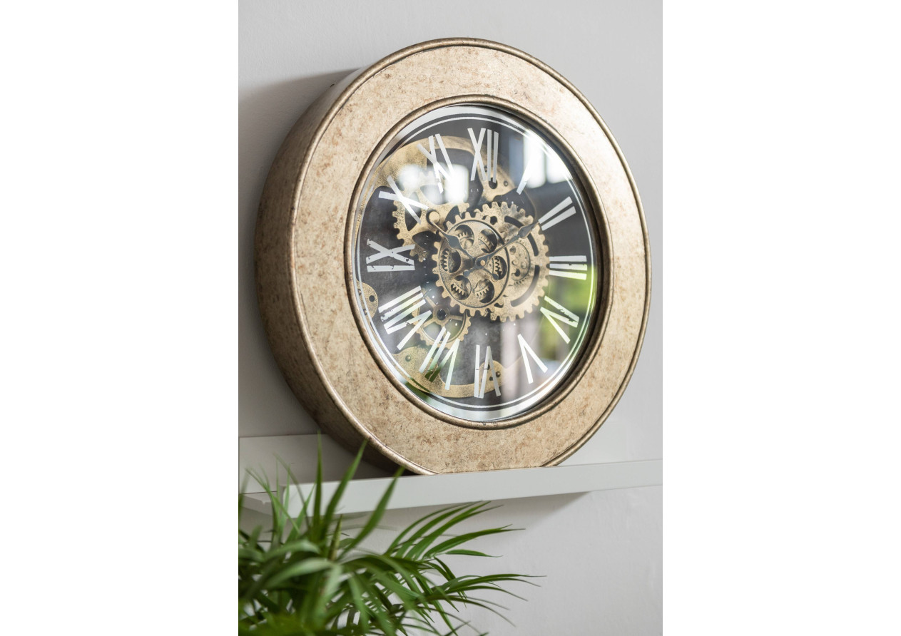 Horloge Mécanisme mdf antique Or