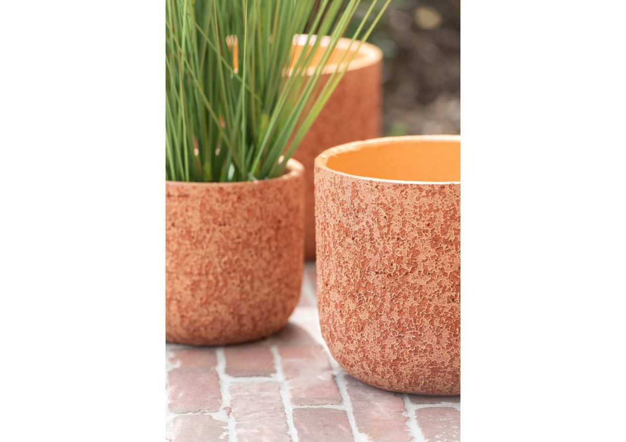 Pot de fleur en terre cuite large