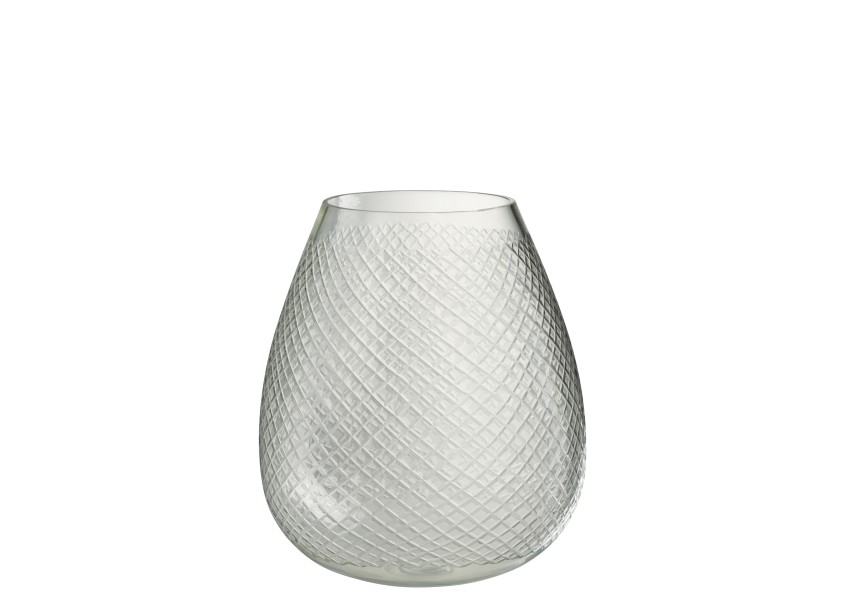 Vase à carreaux grand