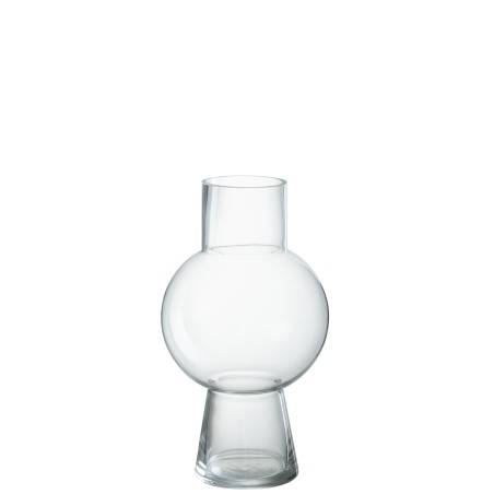 Vase boule en verre moyen