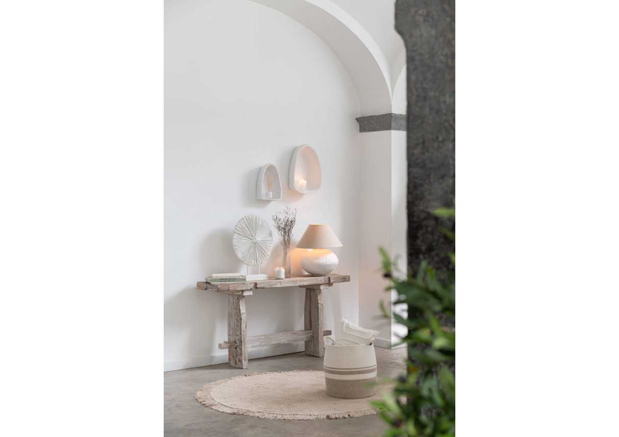 Étagères murales en papier mâché x3