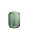 Vase cylindre en verre vert moyen