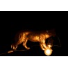 Lampe puma en résine