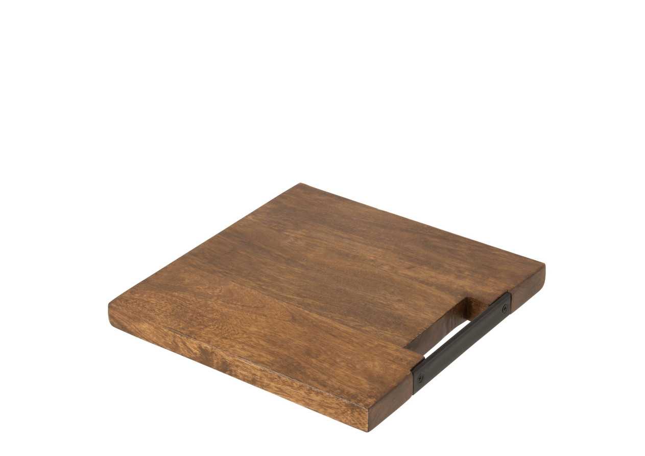 Planche à découper carrée en bois petite