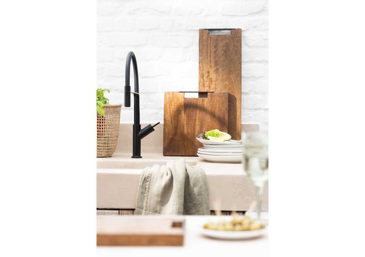 Planche à découper carrée en bois petite