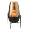 Vase Milan gold/balck