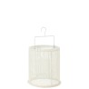 Lanterne suspendue blanc petite