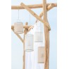 Lanterne suspendue blanc petite