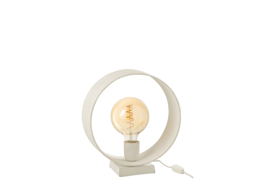 Lampe Circle blanc mat