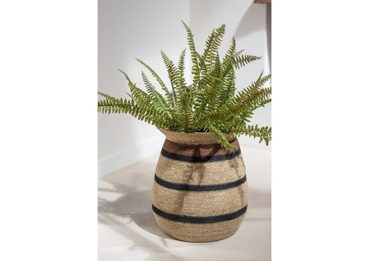 Paniers ronds rayés Marie x2