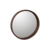 Plateau Miroir Rond en Rotin Grand