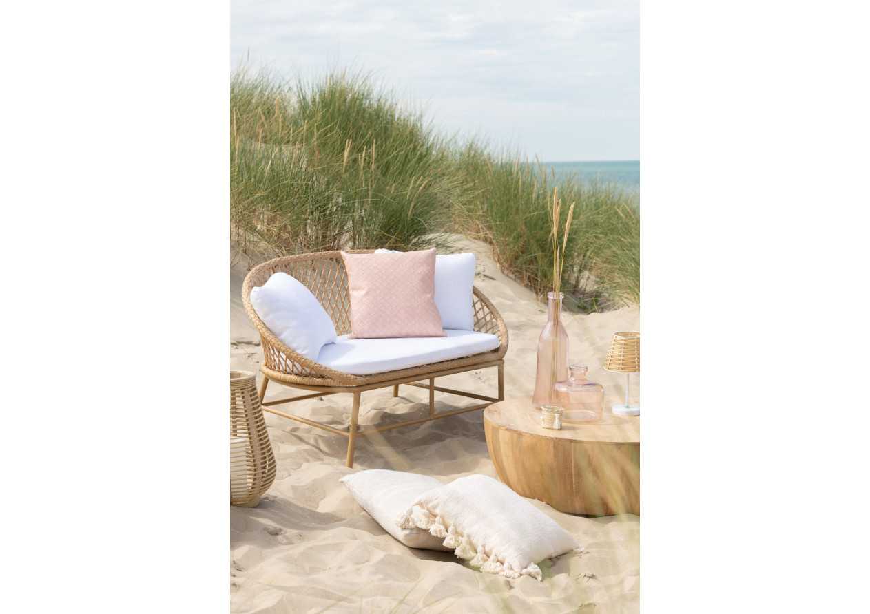 Vase Bruni rose clair medium