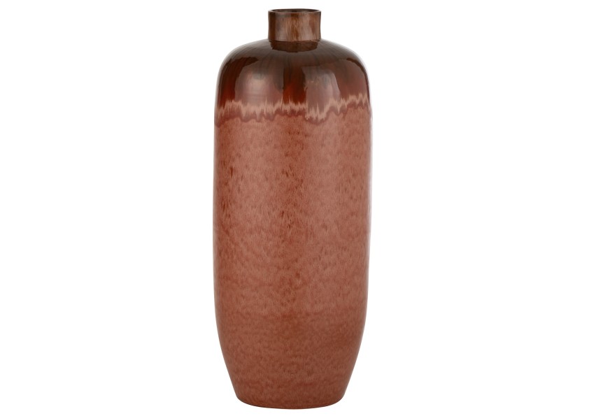 Vase Aline en céramique rouge grande taille