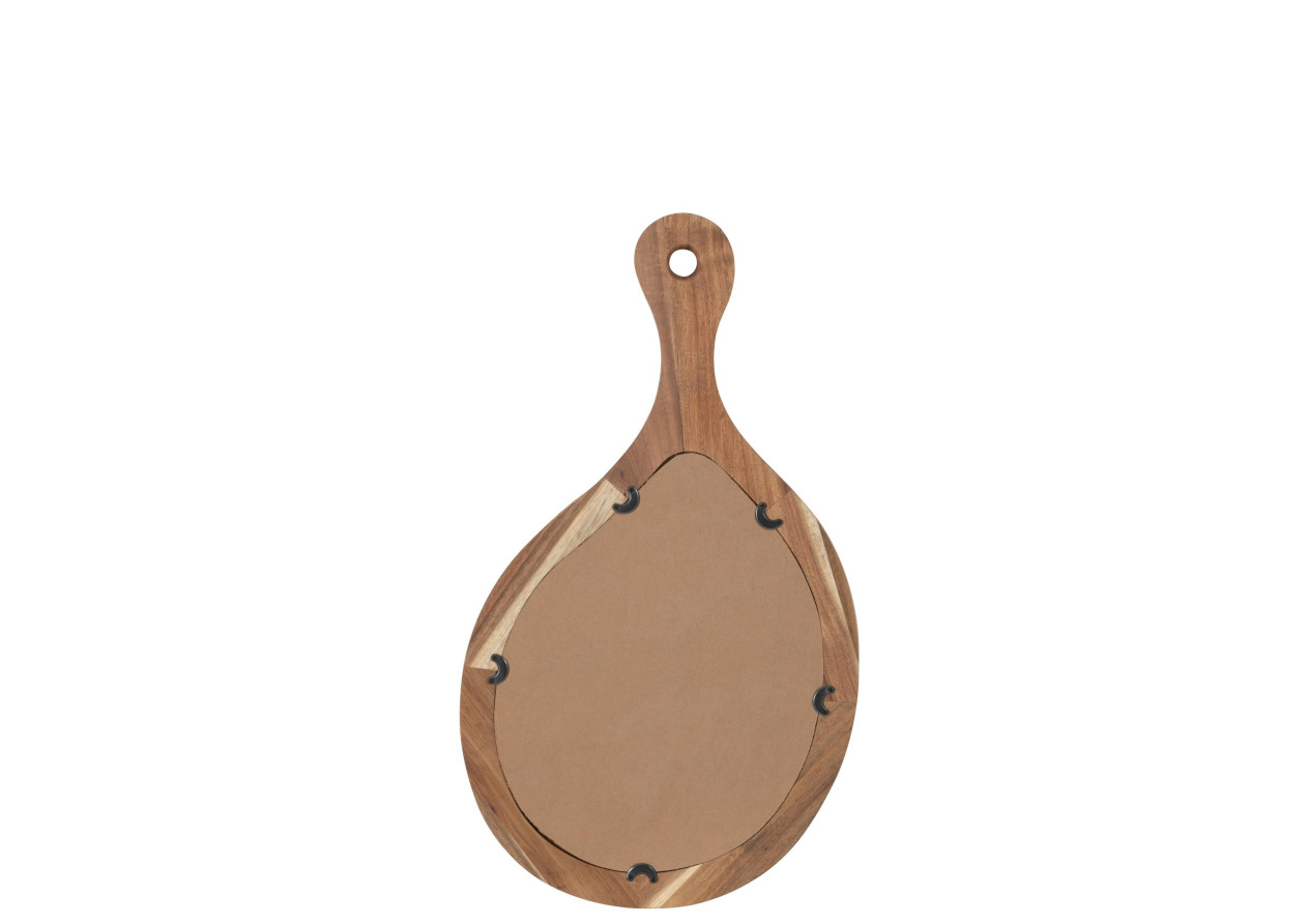 Miroir Palette Bois/Verre Naturel Petit