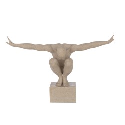 Athlete sur socle