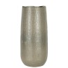 Vase motifs céramique gris large