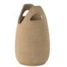 Vase Anse céramique beige large