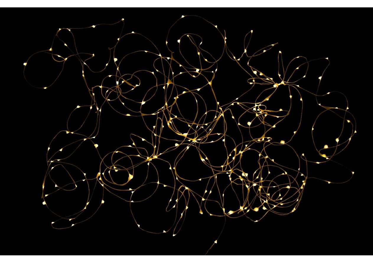 Guirlande 30m Argent 300 led