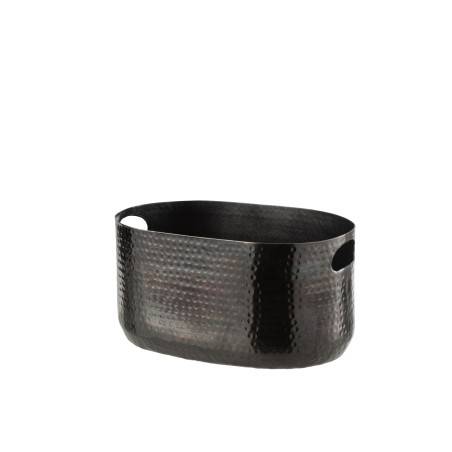 Seau à champagne noir à motif