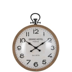 Horloge ronde balle en verre grand