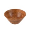 Bol en bois d'acacia foncé grand