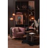 Lampe de table Yufo en marbre rouge/noir