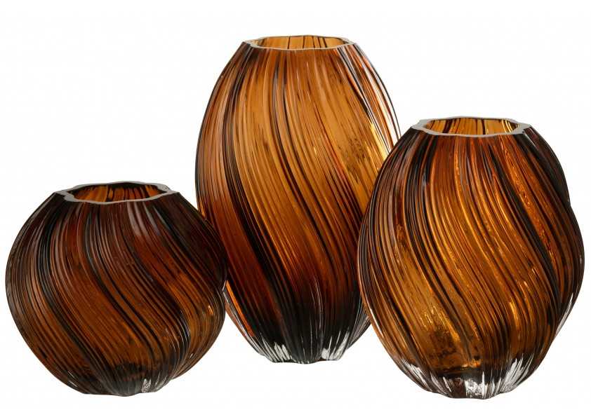 Vase Carol Large – Verre Marron