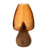 Vase champignon Haut – Verre caramel