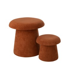 Set de 2 tabourets Mushroom