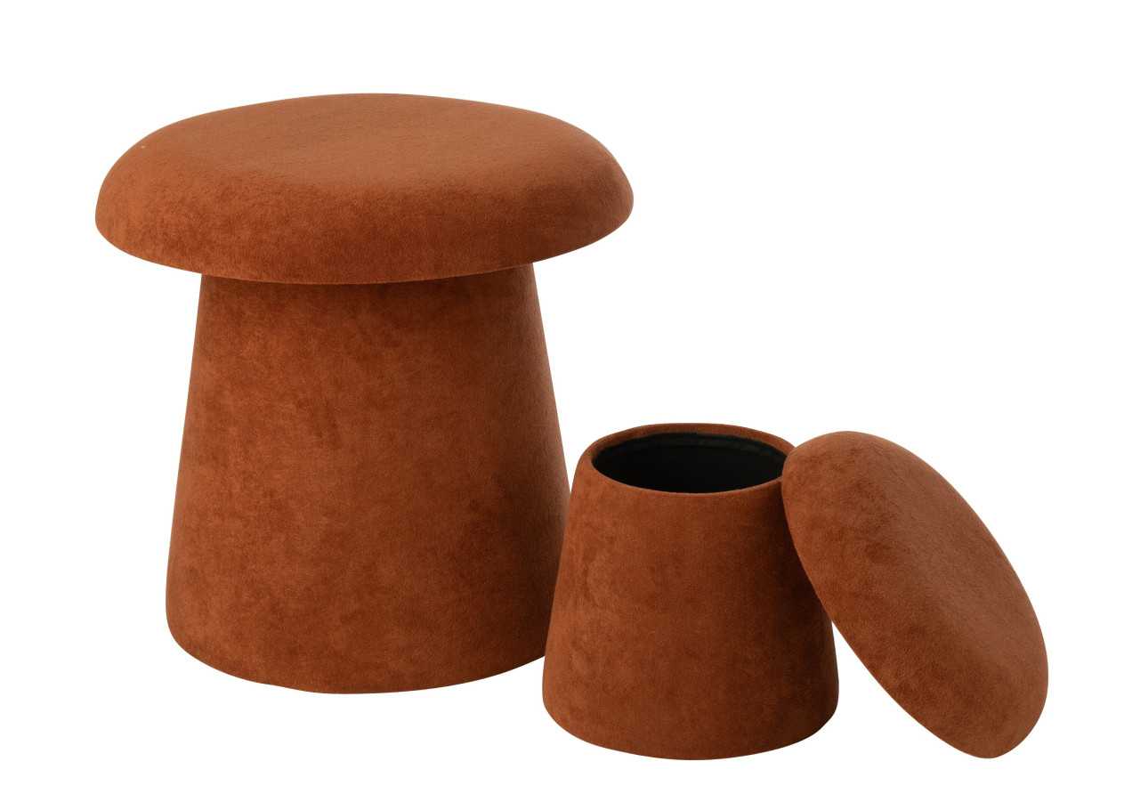 Set de 2 tabourets Mushroom