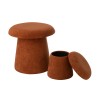 Set de 2 tabourets Mushroom