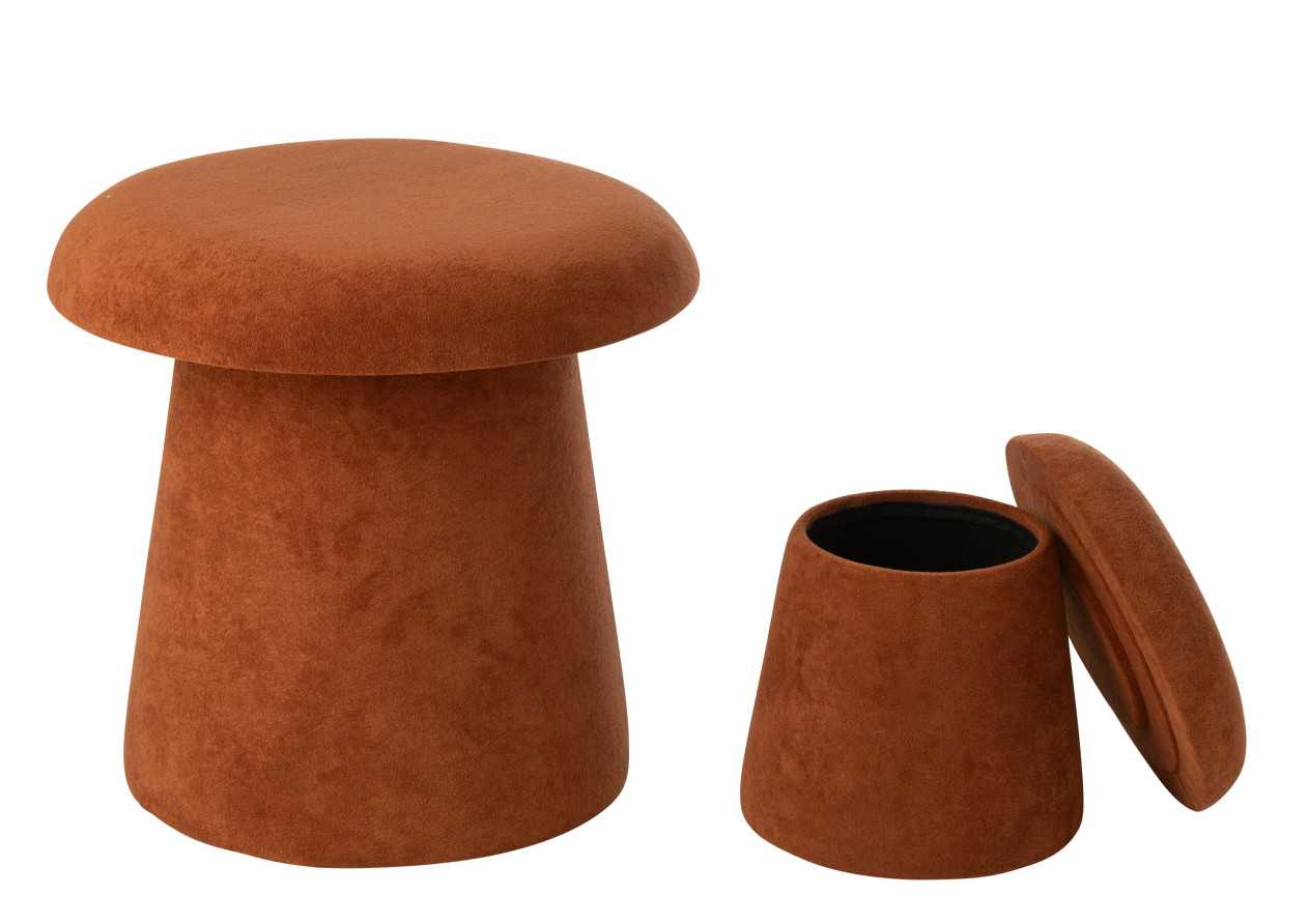 Set de 2 tabourets Mushroom