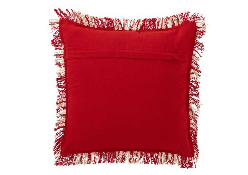 Coussin Checkered – Rouge & Blanc