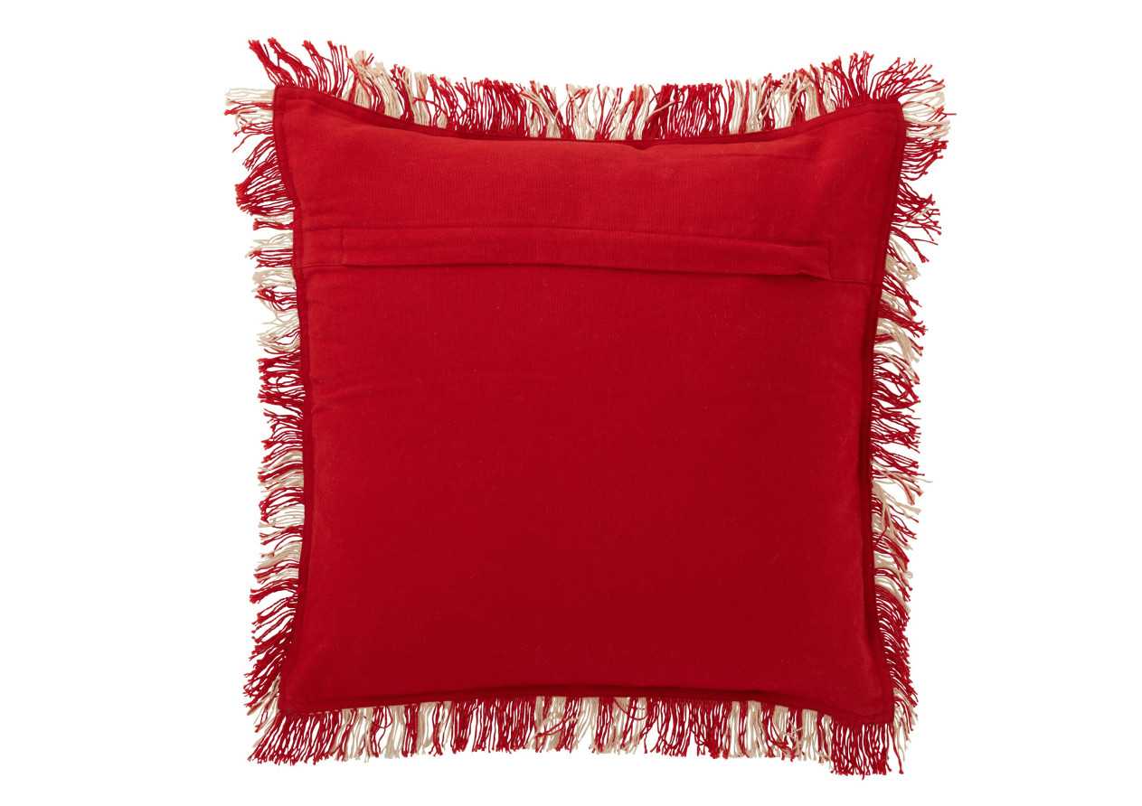 Coussin Checkered – Rouge & Blanc