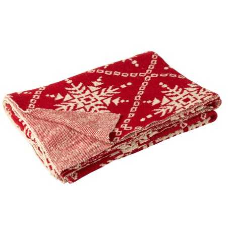 Couverture Snowflakes Rouge
