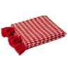 BLANKET CHRISTMAS TREES – ROUGE/BLANC
